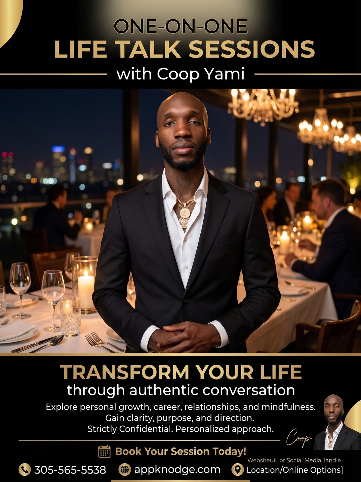 One on One Life Talk Sessions with Coop Yami